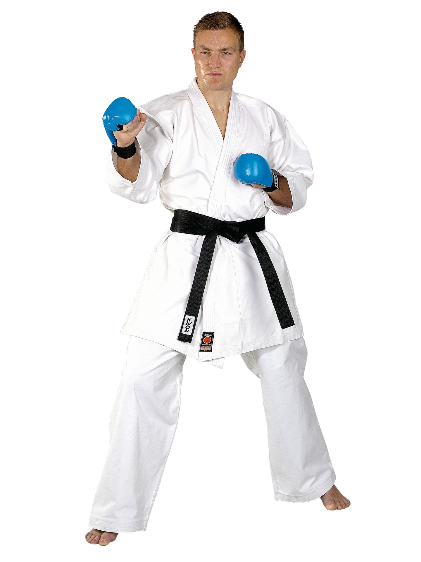 Karate kimono KWON kumite 12oz. su kyokushin ženklu