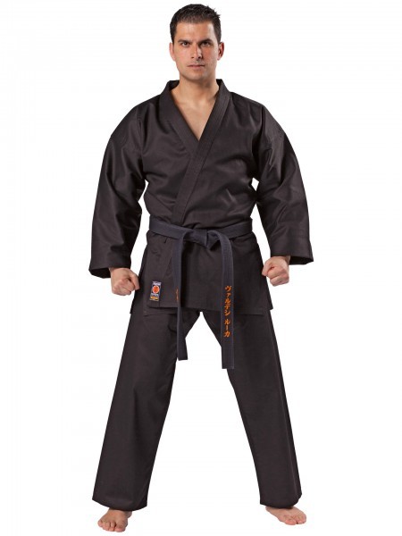 Karate kimono KWON Traditional juoda 8 oz 