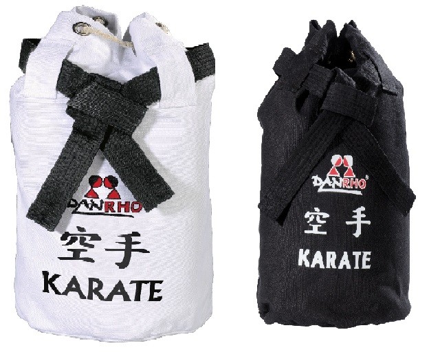 Sportinis krepšys Judo/Karate, juodas/baltas