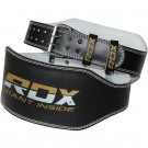 Diržas sunkiaatlečiams RDX 15cm, odinis, L