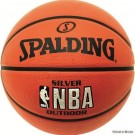 Krepšinio kamuolys SPALDING NBA Silver Outdoor